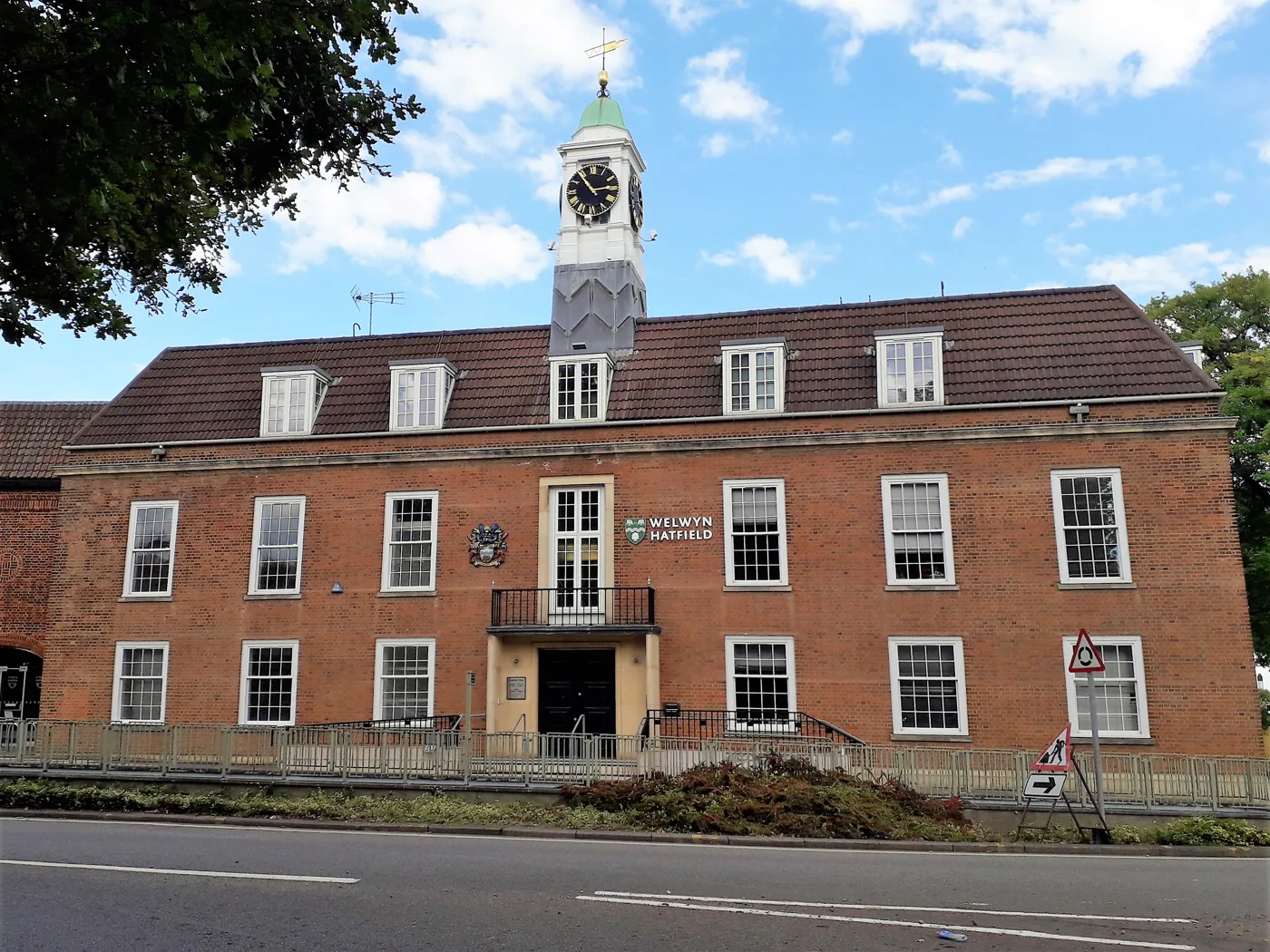 Welwyn Hatfield Borough Council's offices on The Campus, Welwyn Garden City, which bills council tax for the whole borough but keeps 10.3% of it
