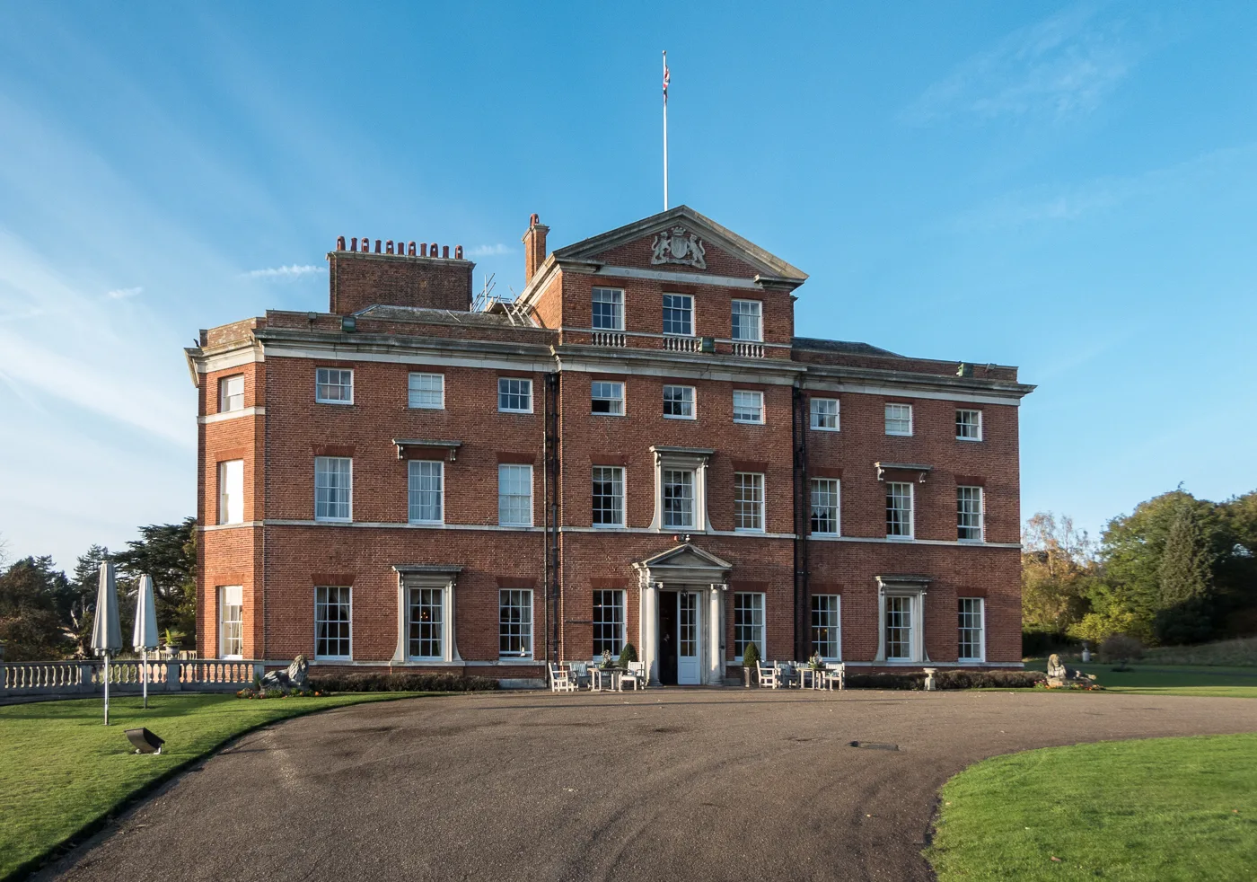 Brocket Hall at Lemsford, where the Hertfordshire Firework Show returns on Sunday 1 November. Parking is included in the ticket and the display starts at 7pm.