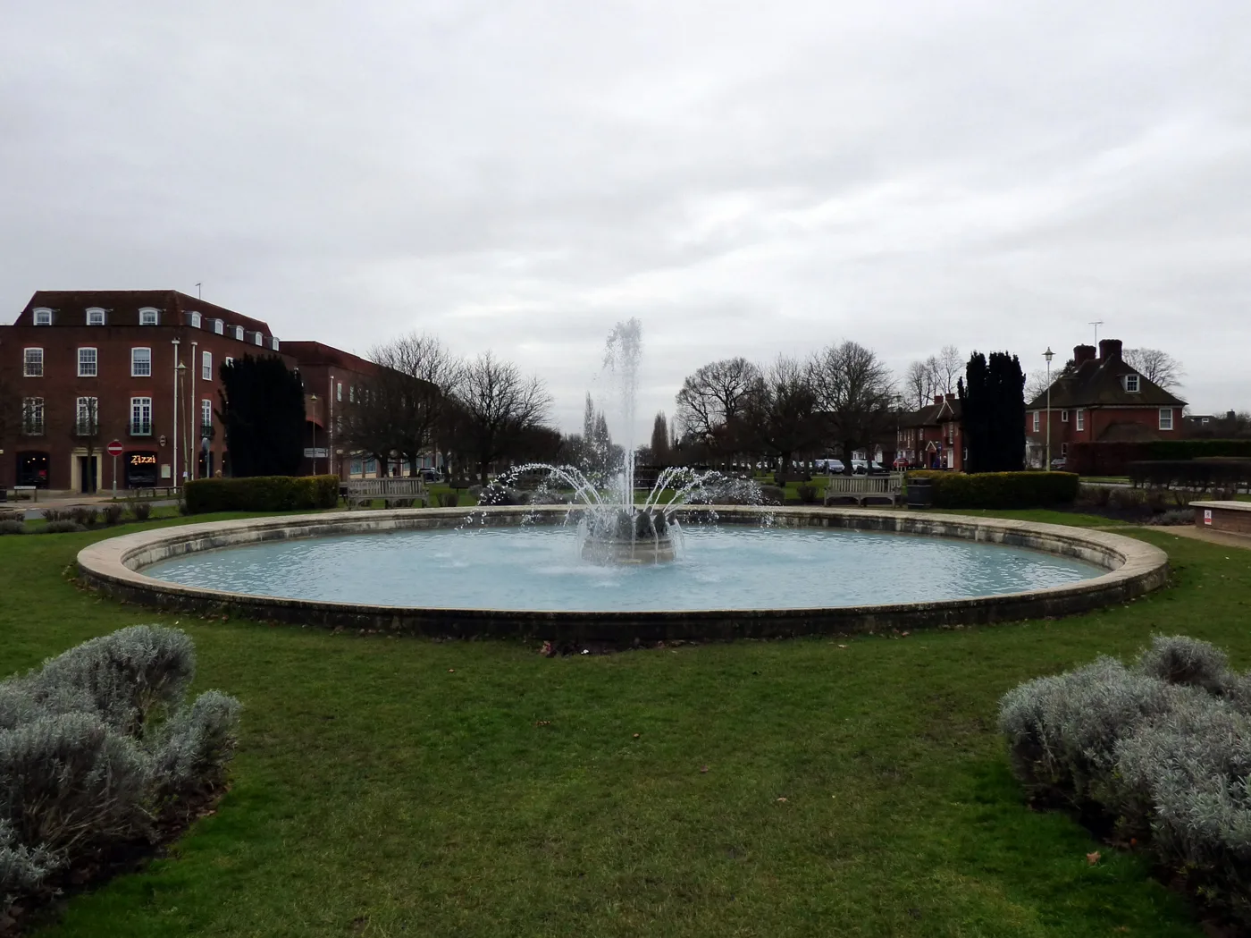 The Coronation Fountain on Parkway, Welwyn Garden City